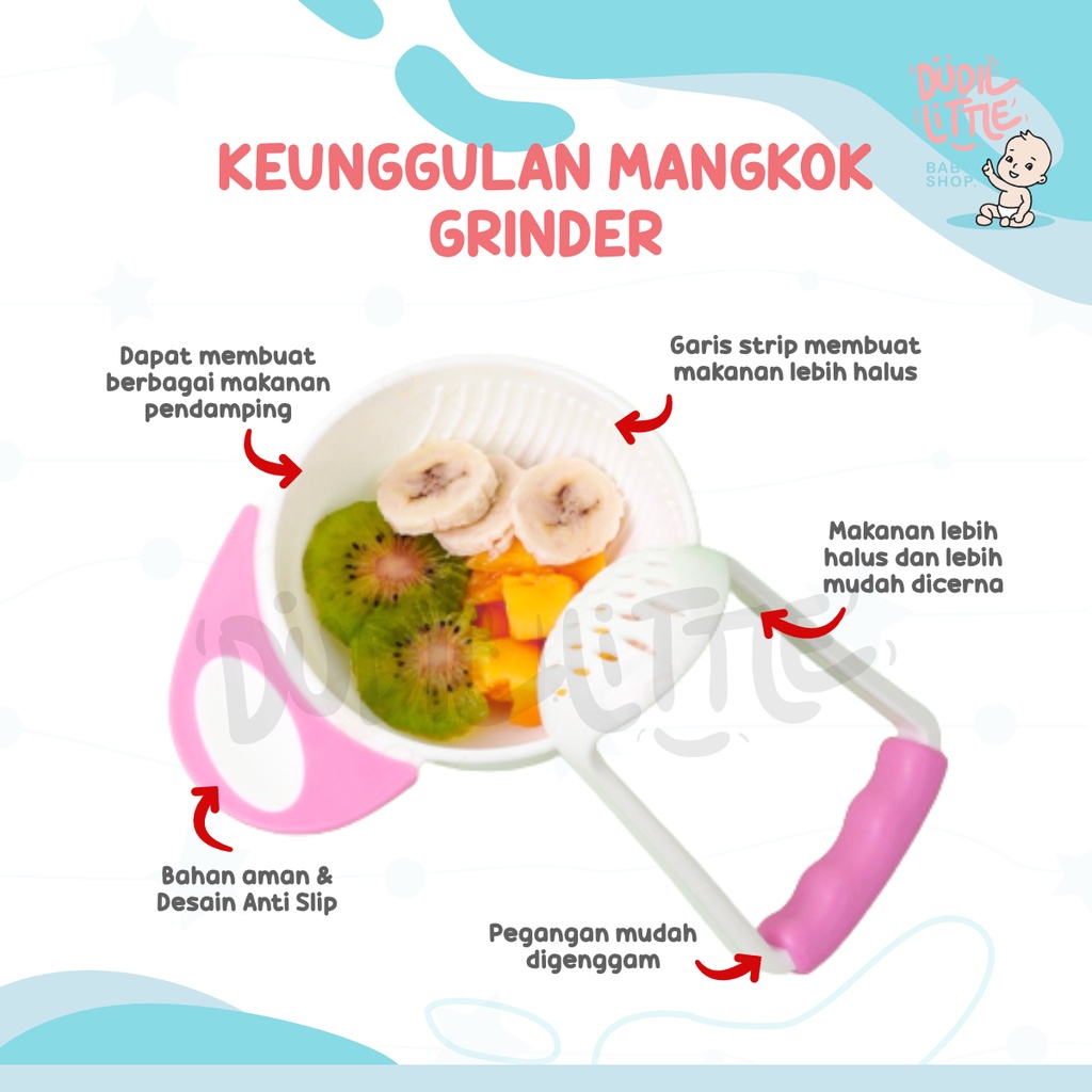 Baby food maker food processor mpasi bayi mangkok grinder alat pembuat makanan bayi anak BPA Free 100% Garansi