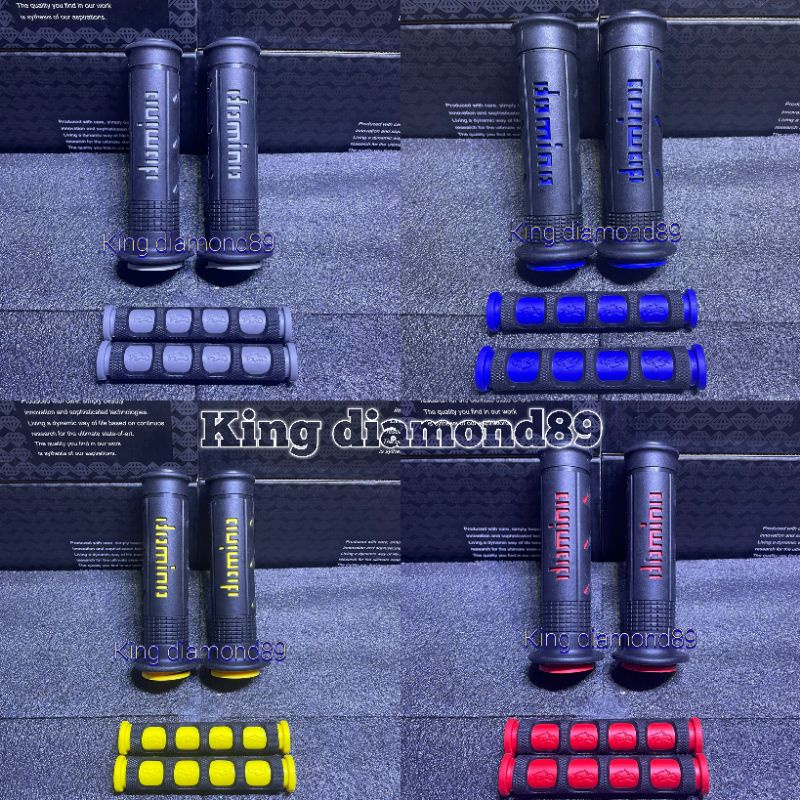 PAKET 2IN1/HANDGRIP DOMINO + KARET HANDLE REM / BISA BUAT SEMUA MOTOR UNIVERSAL