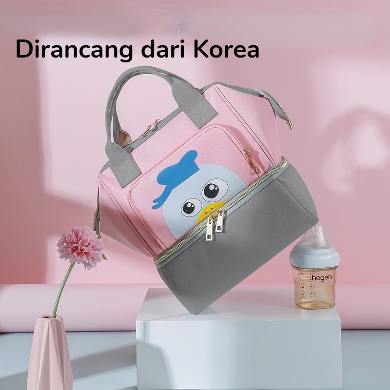 Tas Susu dan Botol Susu Bayi/ Diaper Bag Tas Popok / Multifungsi Tas Asi Cooler Bag Dan Tas Bayi/Botol Susu Bayi/Penghangat Susu Bayi/Pemanas Botol Susu