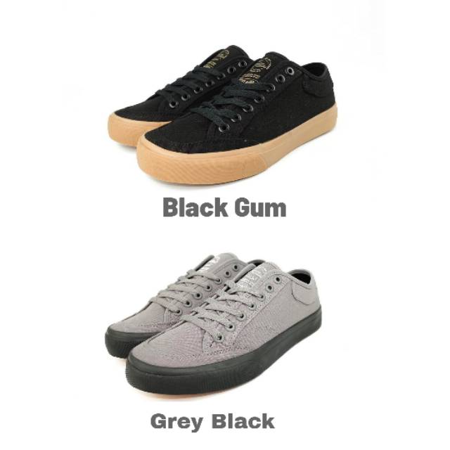 Sepatu Lucky Star Golf Black Gum / Grey Black