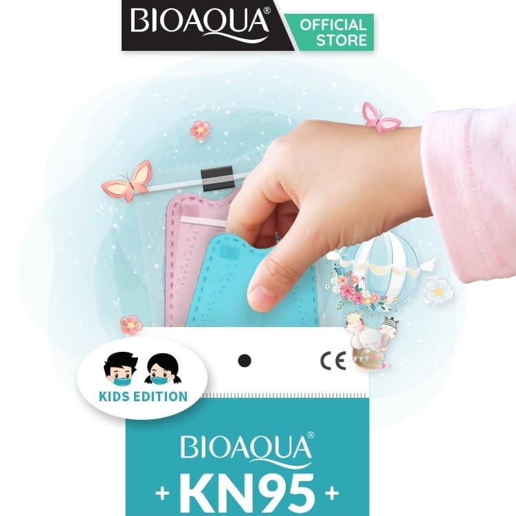 [KODE PRODUK NF7RU9185] BIOAQUA Disposable Mask EVO Anak Motif N95 KN95 BFE 95% Masker Kesehatan waj