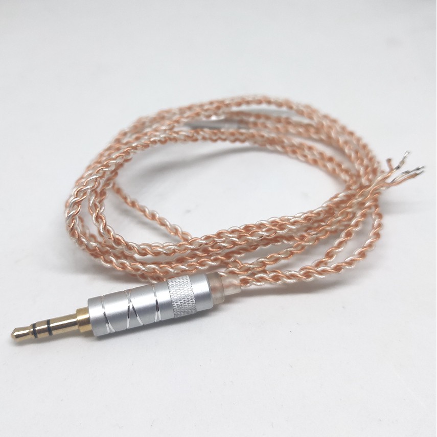 High Purity UE Twist Silver Plated Artistic Acoustic Jack DIY Cable