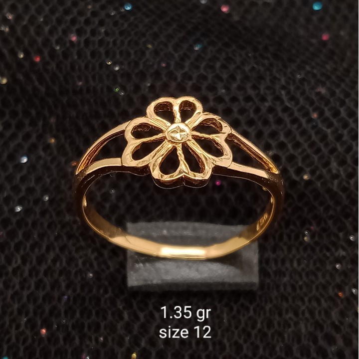 Cincin Emas 17 K - 1.35 gr Kadar 750 - 2314