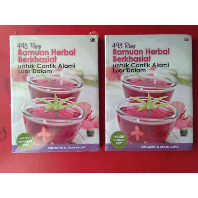 

OBRAL 493 Resep Ramuan Herbal Berkhasiat untuk cantik alami luar dalam
