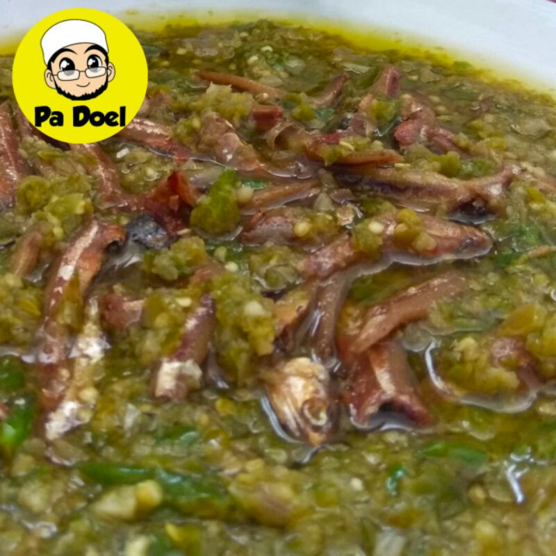 

Sambal ijo Teri GLEDEK PA DOEL Pedas Mercon Nampol
