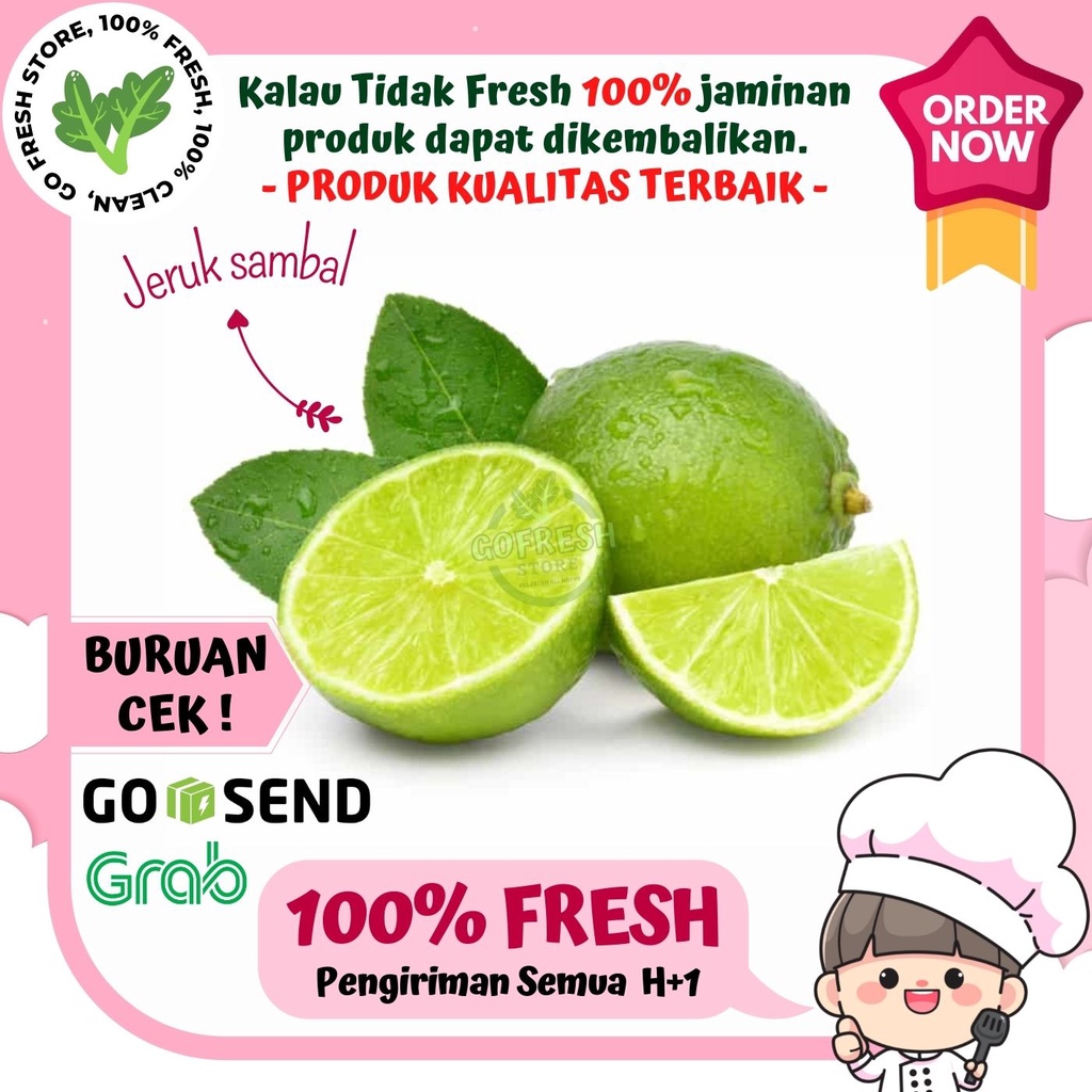 

JERUK SAMBAL / LIMAU SEGAR MURAH 500 GRAM