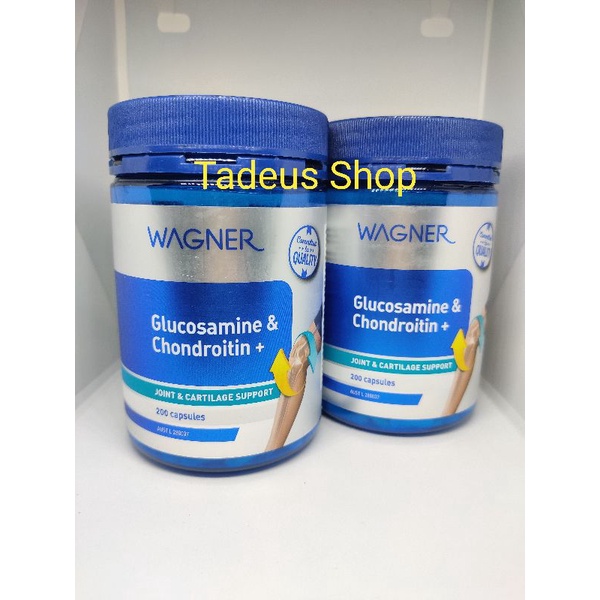 Jual WAGNER GLUCOSAMINE CHONDROITIN 200 CAPS VITAMIN SENDI JOINT TULANG