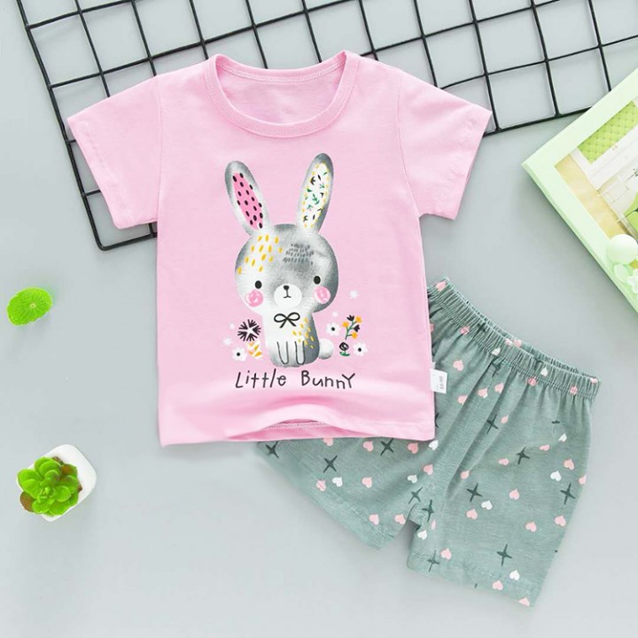 Setelan Anak  Comfy Casual Little Bunny baju  bayi  