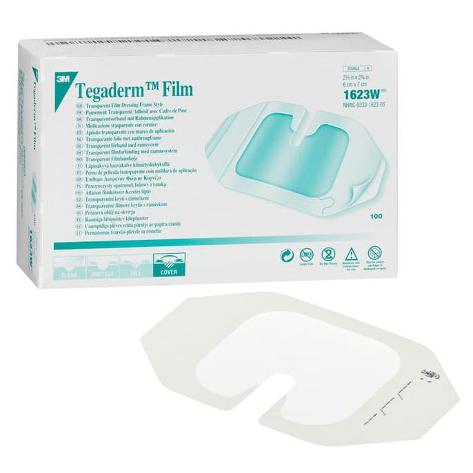 3M TEGADERM FILM 6CM X 7CM MODEL 1623W L PLESTER INFUS - ECER