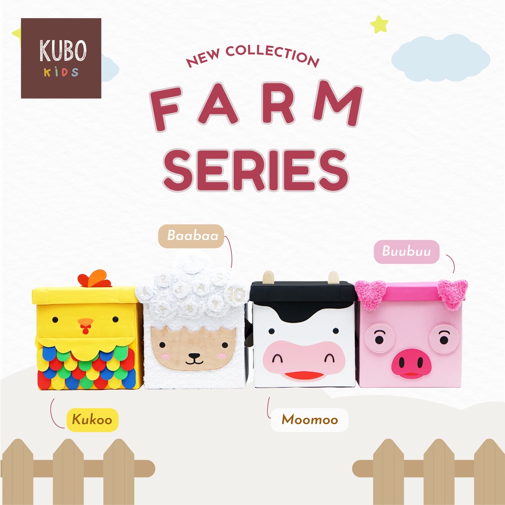 Kubo Kids Storage Container Farm Series