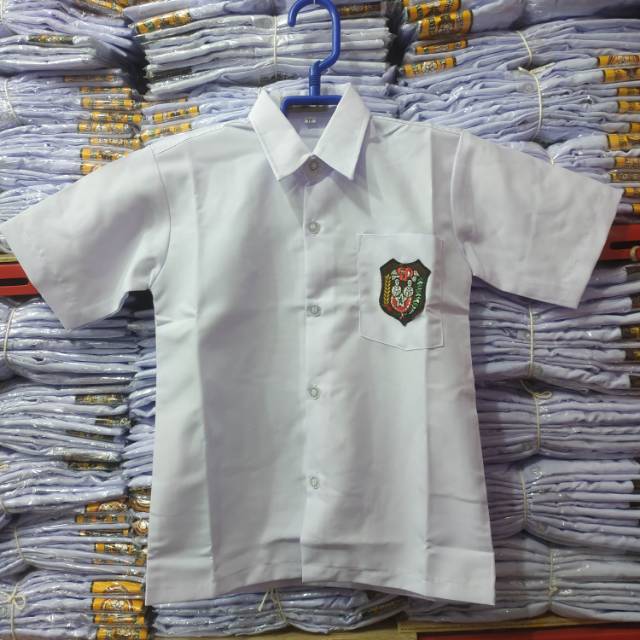 Seragam Sekolah Baju SD Oxfor Super Lengan Pendek