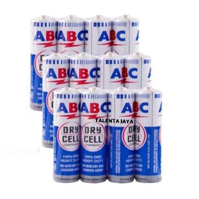 Batre/baterai Abc Biru Aa (12 Pc)