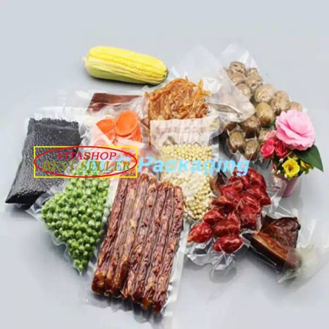 Plastik Vacum Sealer Import 20x25 Plastik Pengemas Makanan