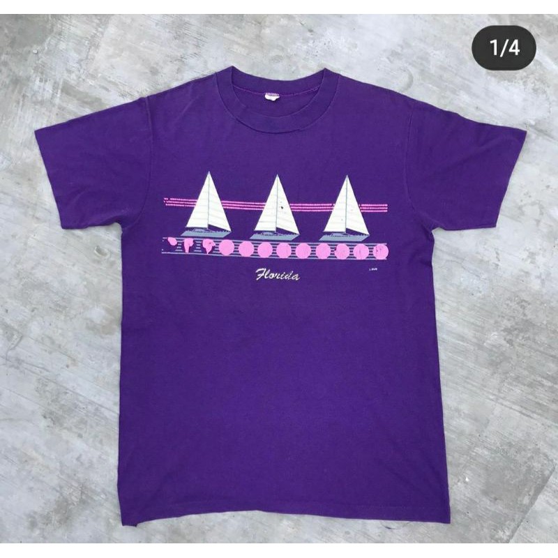 KAOS VINTAGE SECOND FLORIDA T-SHIRT