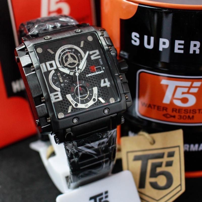 JAM TANGAN PRIA T5 H 3802G Original