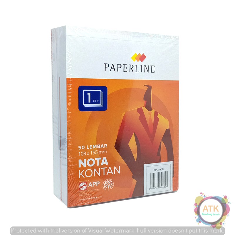 

Buku Nota Kontan Kecil Paperline Ukuran K1 1Ply 1 Rangkap 50