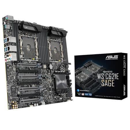 ASUS WS C621E SAGE WORKSTATION DUAL XEON LGA3647 MOTHERBOARD SERVER