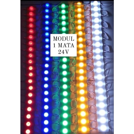 [DSP-9023] 1 LED MODUL 8018 1LED 24V 24 V LED 1MATA 1 MATA - PUTIH