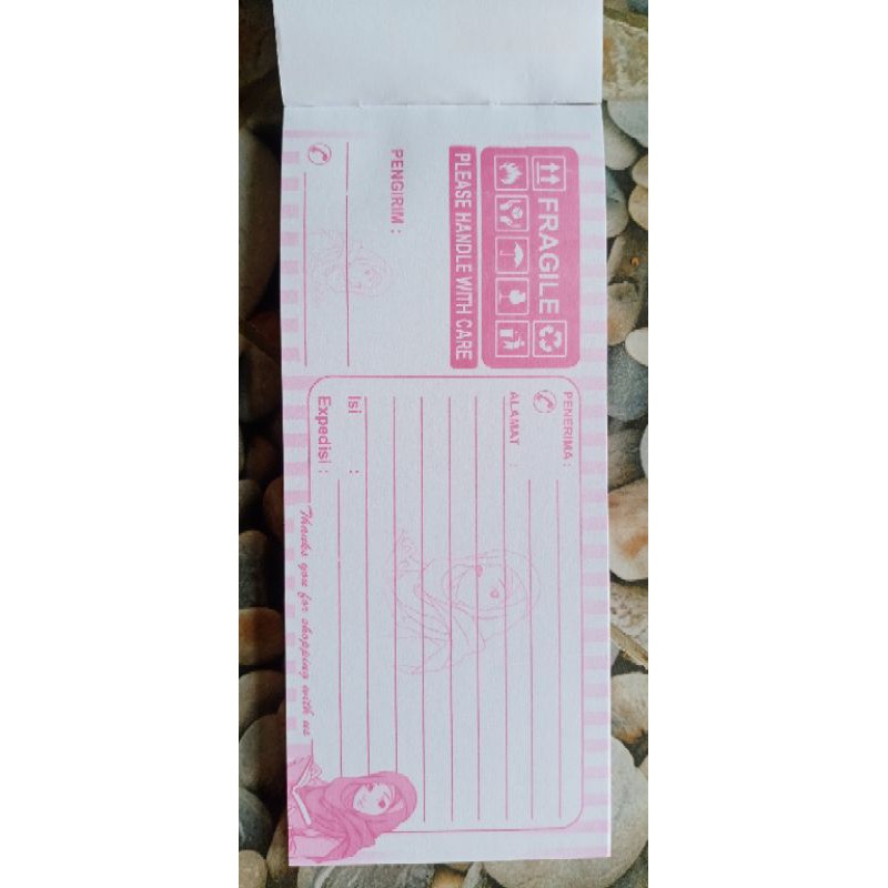 

Label pengiriman Online 100 lembar ready