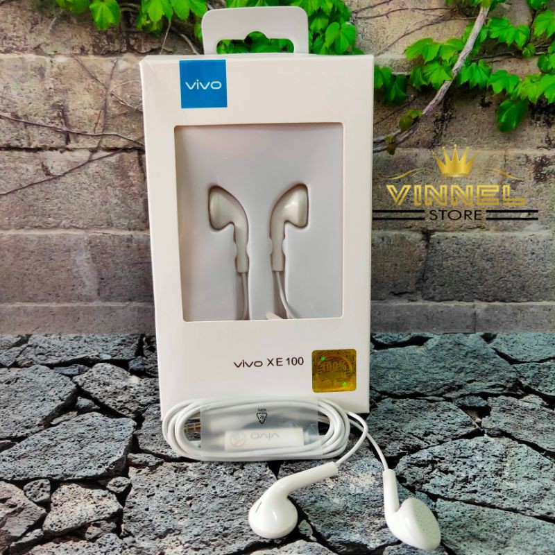 Headset VIVO XE100 original 100% earphone VIVO original 100% ori