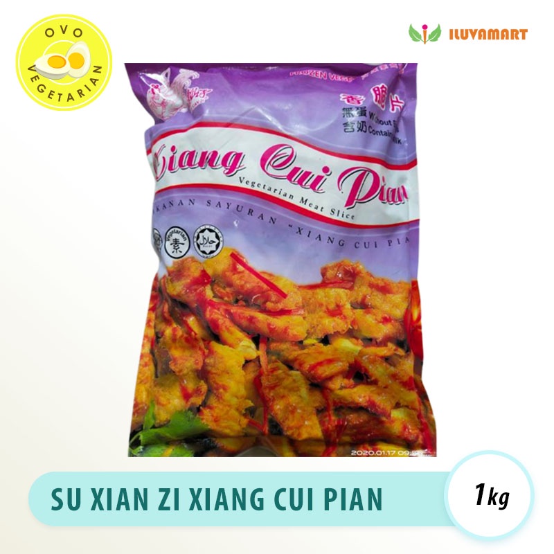 

Su Xian Zi Xiang Cui Pian 1 kg / Vegetarian Meat Slice / Siang Chui Phien