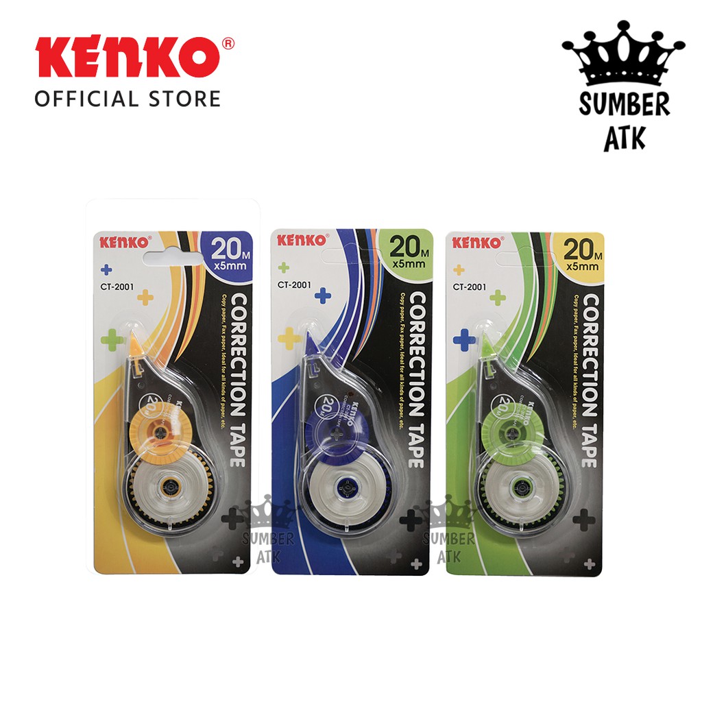 

CORRECTION TAPE KENKO CT 2001 ( 20M x 5MM ) TIP-EX Roll