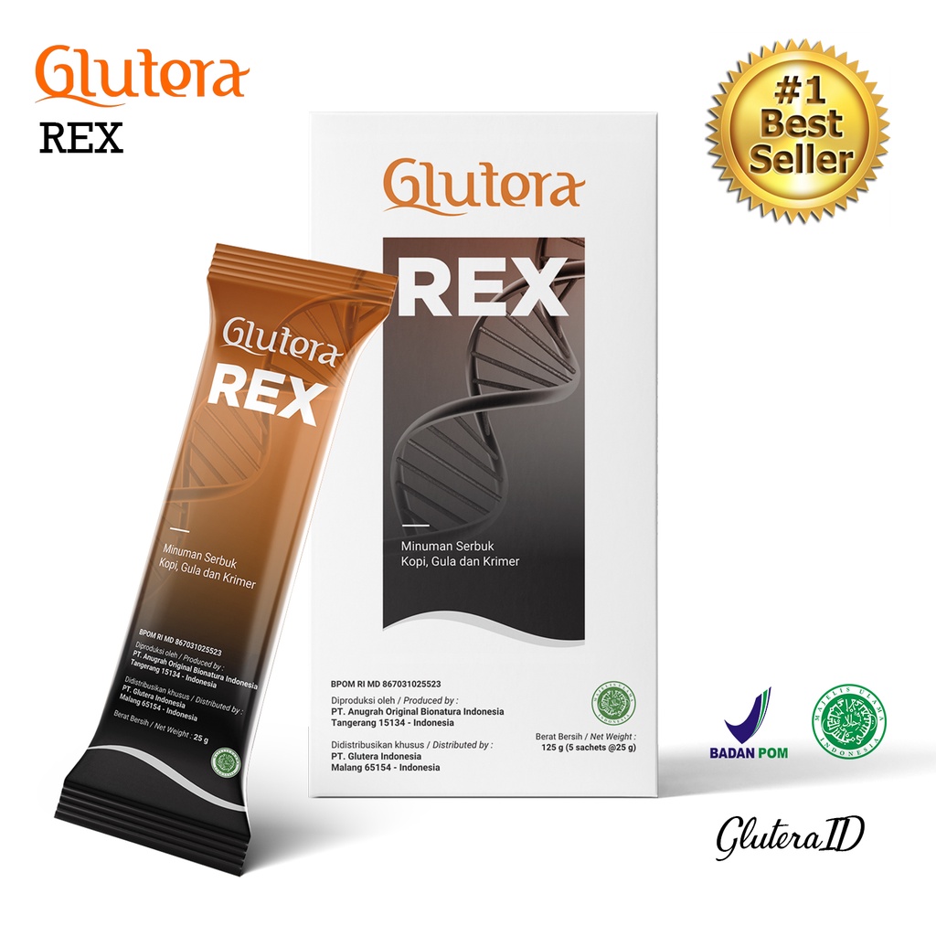 GLUTERA REX - SUPLEMEN STAMINA DAN VITALITAS - 1 BOX