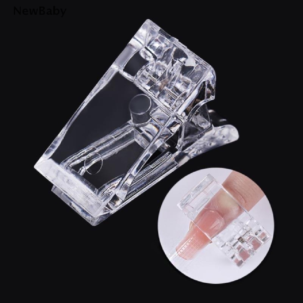 Newbaby 5pcs Klip Penjepit Extension Kuku Poly Builder Gel DIY