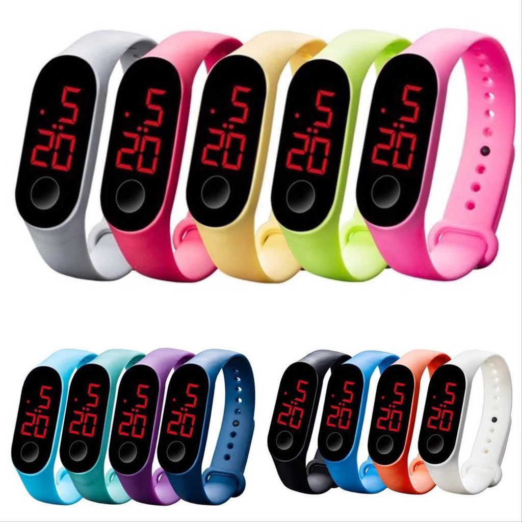 (COD)Jam Tangan LED Sport Watch Wanita Digital Pria / Wanita - Jam Tangan LED Analog Digital