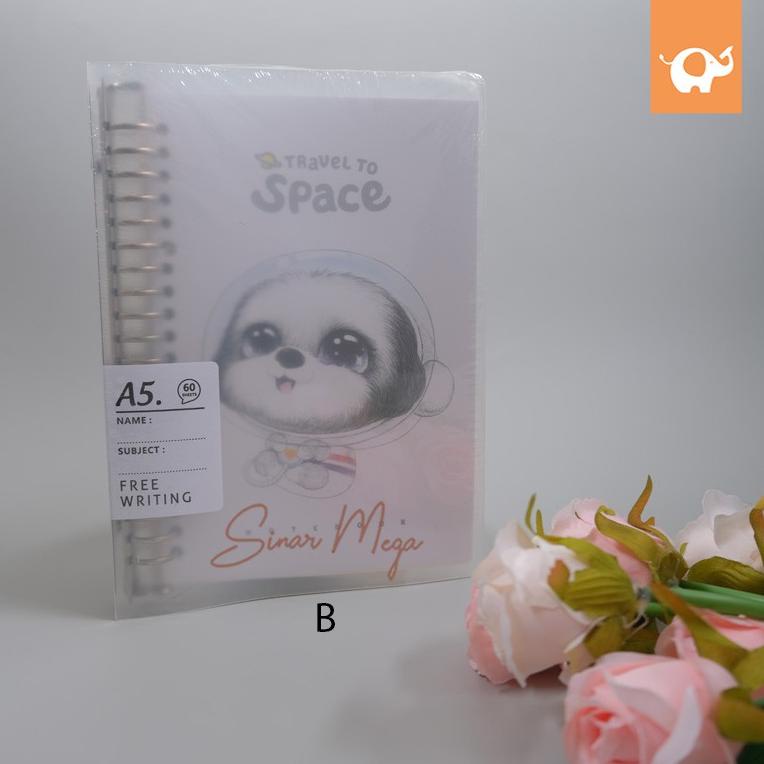 

[KODE PRODUK BQBZC9598] Travel To Space File Binder A5 / Loose Leaf Leaf Binder Lucu Unik