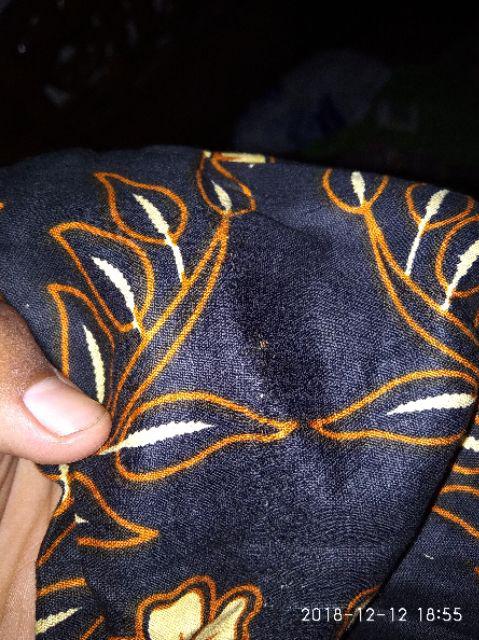 Aneka Batik Hrb026 Kenongo Hem Pendek Padi Pekalongan M L Xl Batik Pria Murah Modern Grosir