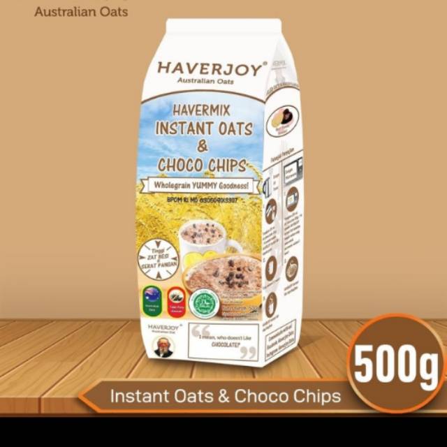 

Oats Choco Chips HAVERJOY 500gram Havermix INSTANS OATS OAT CHOCO 500g
