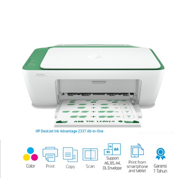 Printer HP Deskjet 2337 Palm Ink Advantage All In One Printer