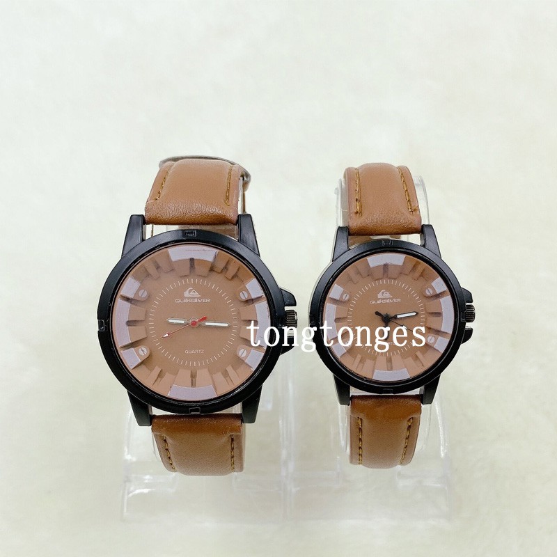 ✅[COD] JAM TANGAN COUPLE KULIT MURAH FASHION PRIA WANITA WATCH