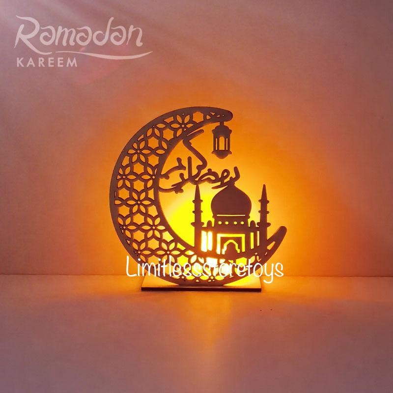 Lampu Dekorasi MUSLIM ISLAMIC Bahan kayu untuk Hiasan Bagus / Dekorasi LAmpu