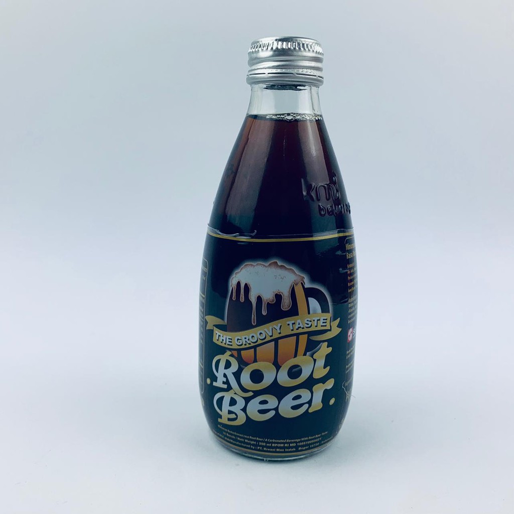 Groovy Root Beer / Minuman Berkarbonasi / Minuman Rasa Root Beer / 250ml