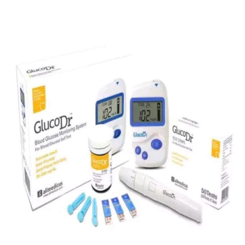 Alat Tes Gula Darah Gluco Dr Biosensor + isi strip 25 pcs