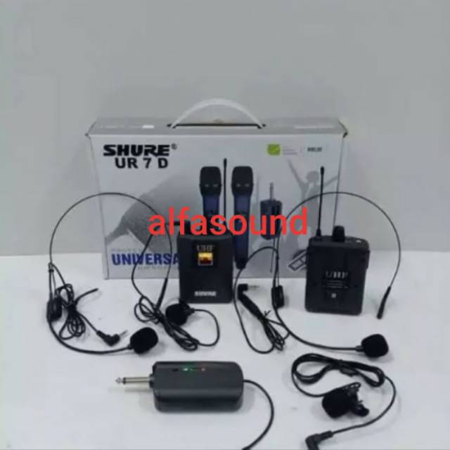 MIC SHURE UR7D CLIP ON HEADSET MICROPHONE CLIPON JEPIT UR 7D UR7 D