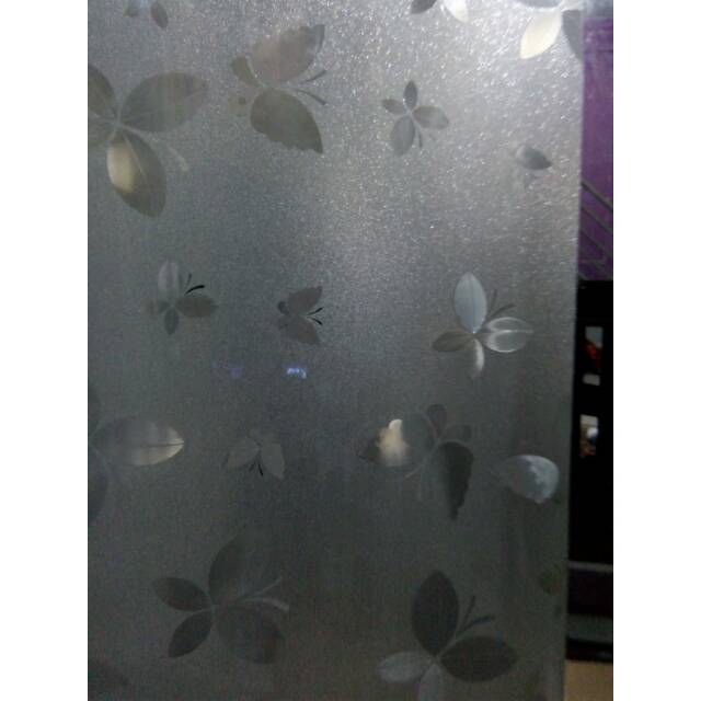 

Stiker/sticker kaca motif kupu2 glitter