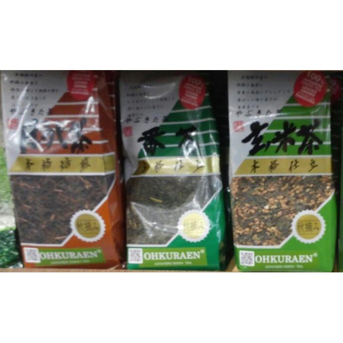 

Jual Ohkuraen Japanese Roasted Green Tea Houjicha Hojica Teh Jepang Teh
