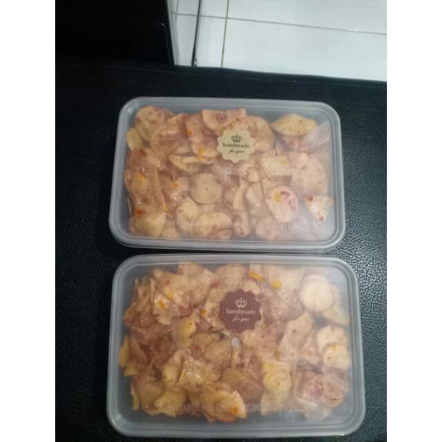 

Kripik Singkong Balado toplesan