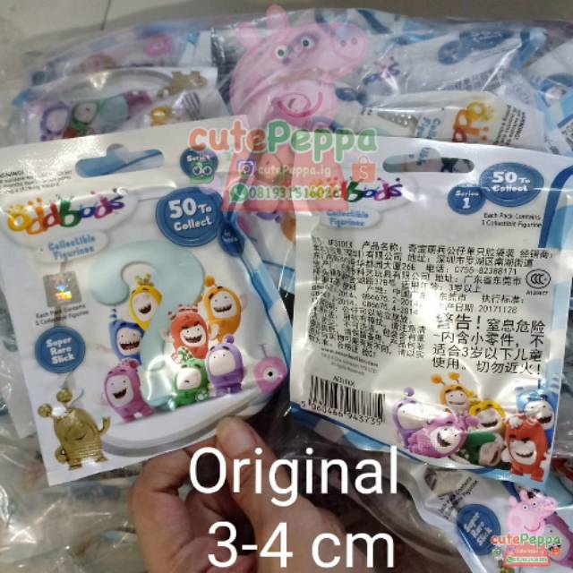 Figure Oddbods Original blindbags Ori slick game