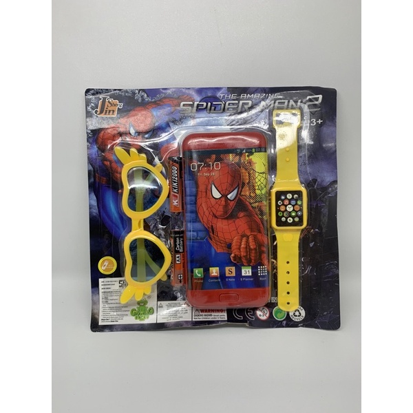 Mainan Anak HP Handphone Android + Jam + Kacamata