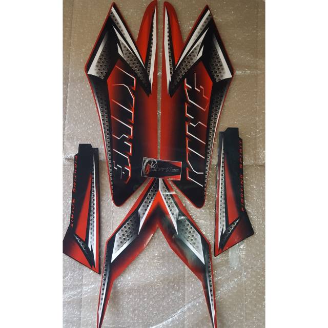 STRIPING RX KING 2008 MERAH