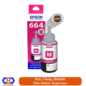 TINTA EPSON ORIGINAL L100 L110 L120 L300 L310 664 T664 T6643 MAGENTA