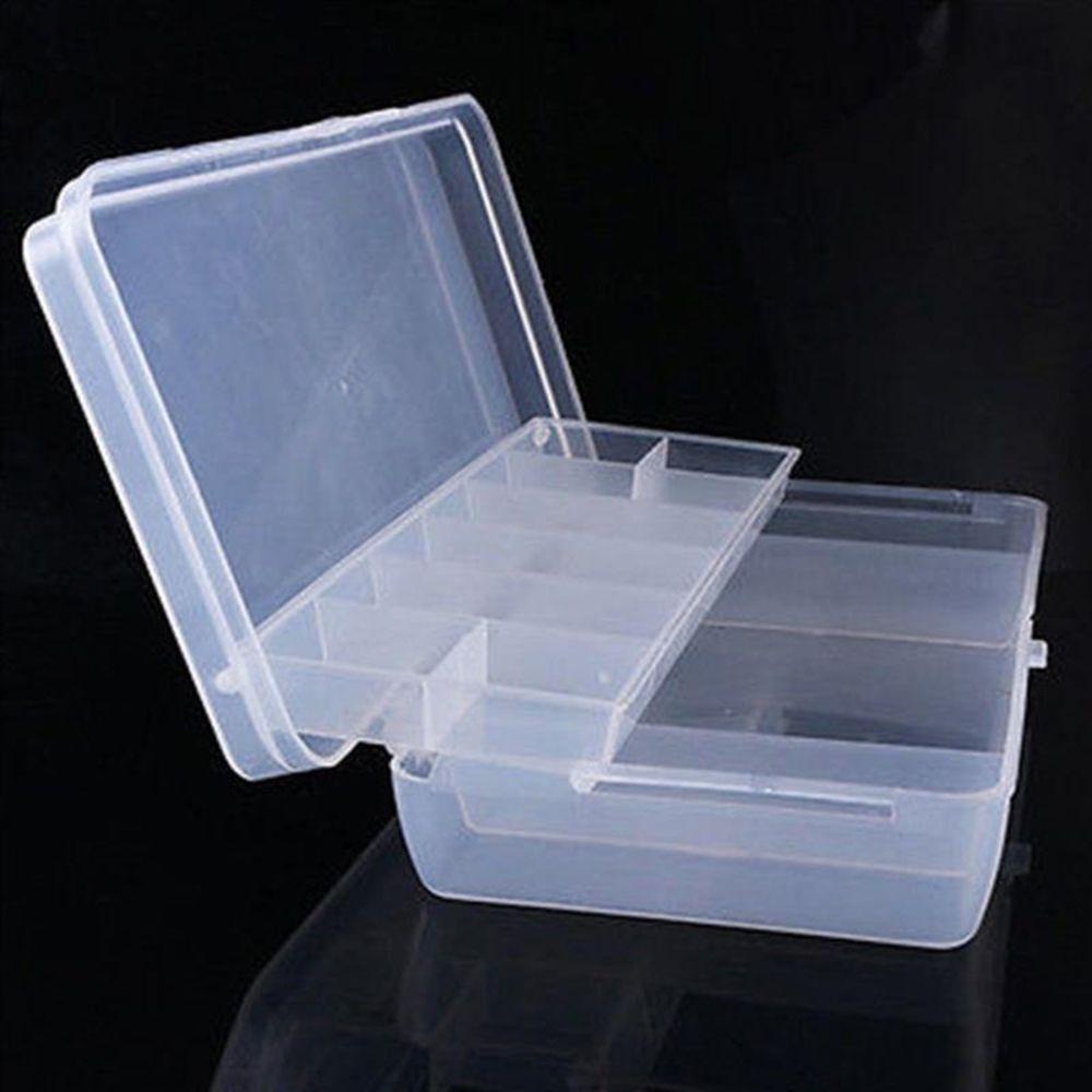 [Elegan] Tempat Penyimpanan Universal Double Tray Kompartemen Plastik Hand Tool Organizer