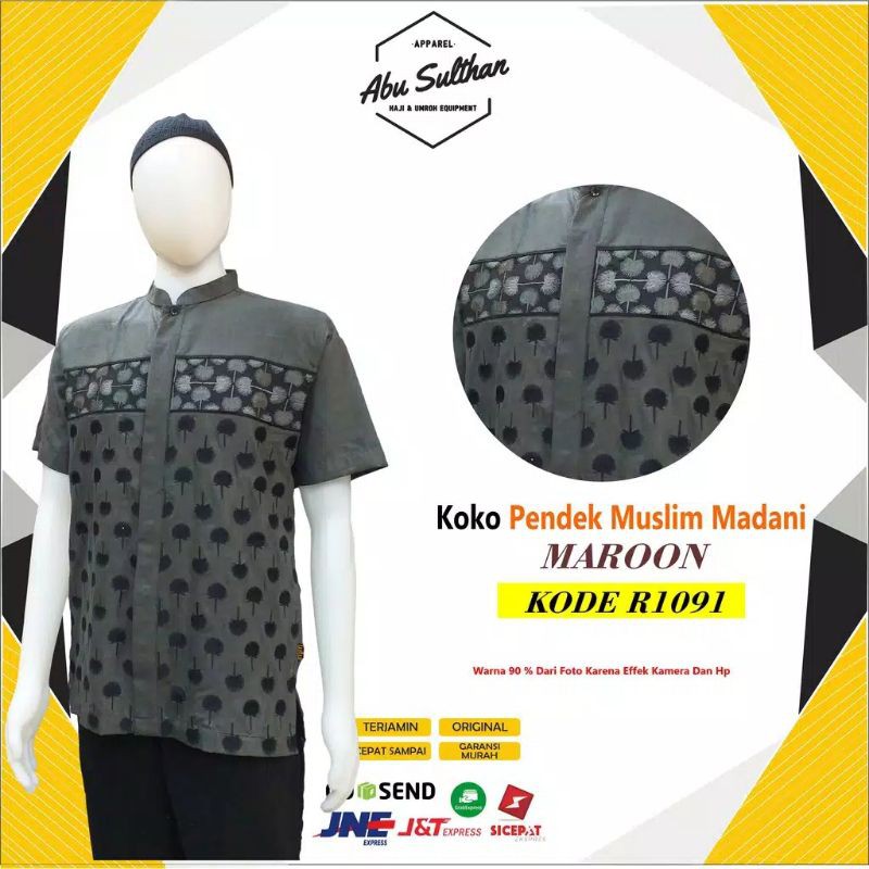baju koko muslim madani K 002