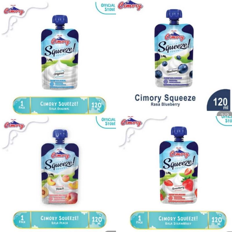 

Cimory Squeeze 120gr
