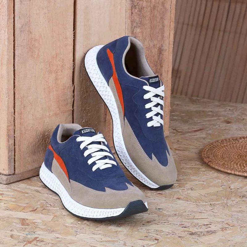 AUTHENTIC Sepatu Sneakers Pria Tali KZTR Sepatu Kerja Sekolah Kuliah Cowok Original Murah Keren