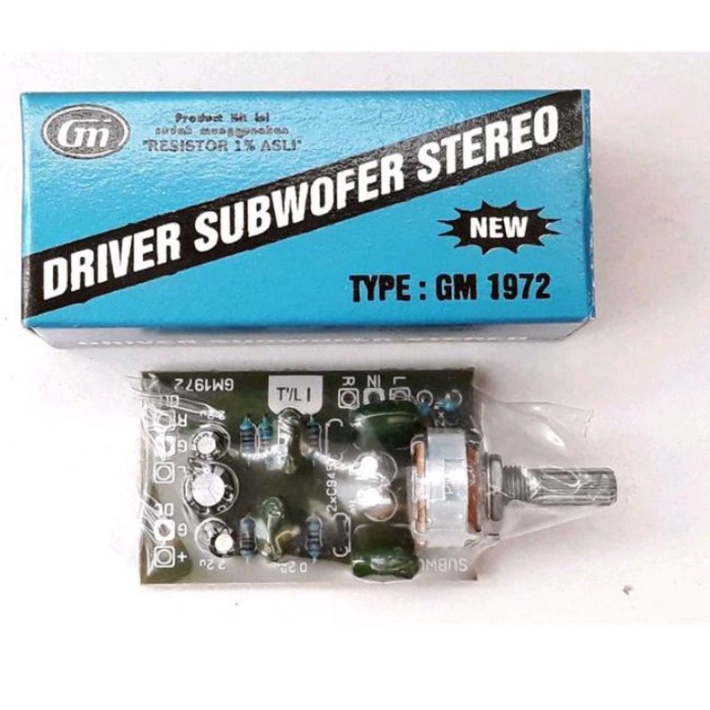 Kit GM 1972 Driver Subwoofer Stereo